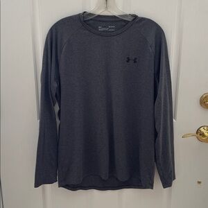Under Armour Men's gray Long Sleeve Tee